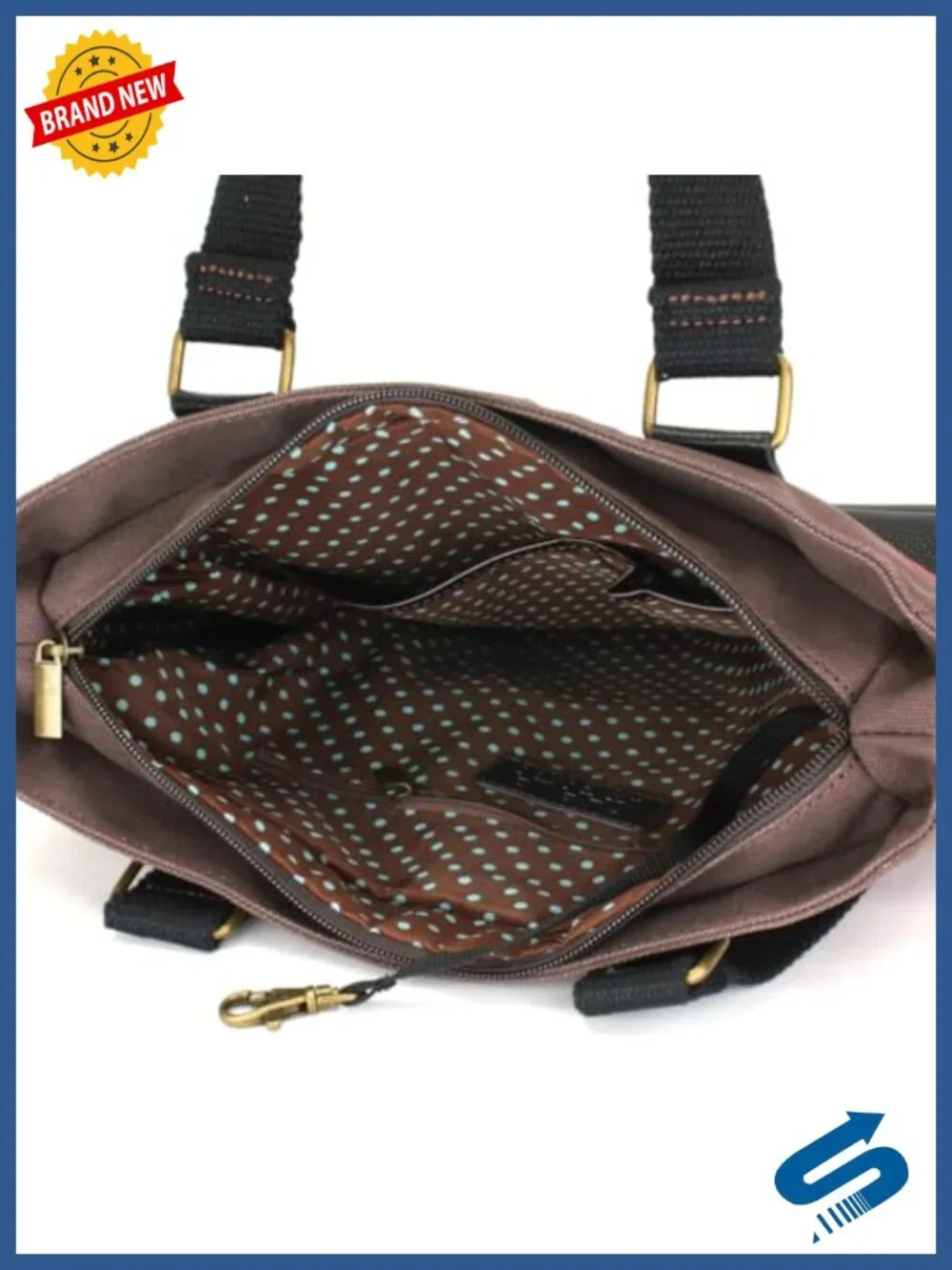 CHALA Work Tote Women Shoulder Purse Detachable Crossbody Vegan Leather